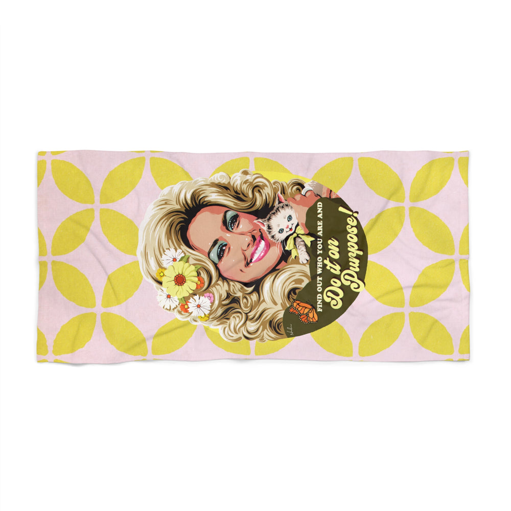 Do It On Purpose [US-Printed] - Beach Towel