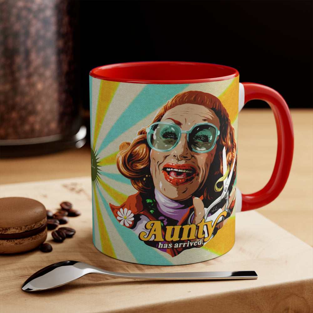 Aunty Has Arrived - 11oz Accent Mug (Australian Printed)