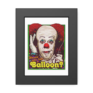 Would You Like A Balloon? - Framed Paper Posters