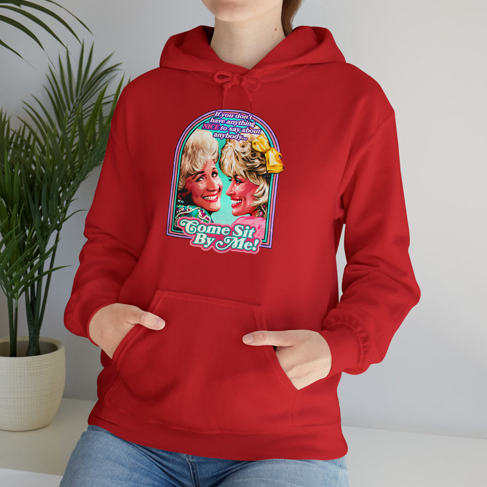 Come Sit By Me! [Australian-Printed] - Unisex Heavy Blend™ Hooded Sweatshirt