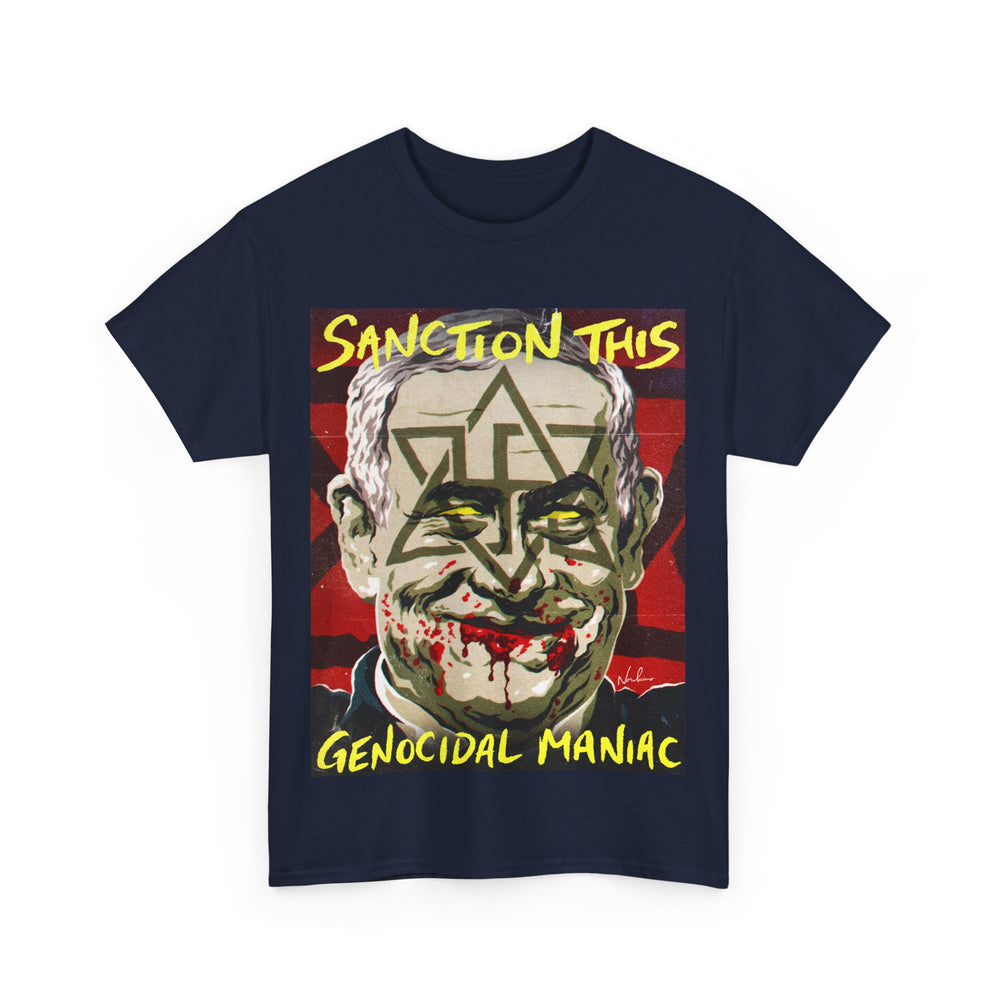 Sanction This Genocidal Maniac [Australian-Printed] - Unisex Heavy Cotton Tee