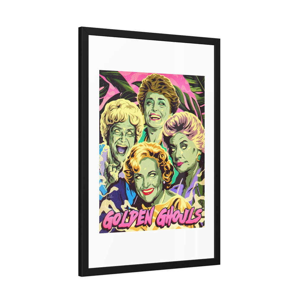 GOLDEN GHOULS - Framed Paper Posters