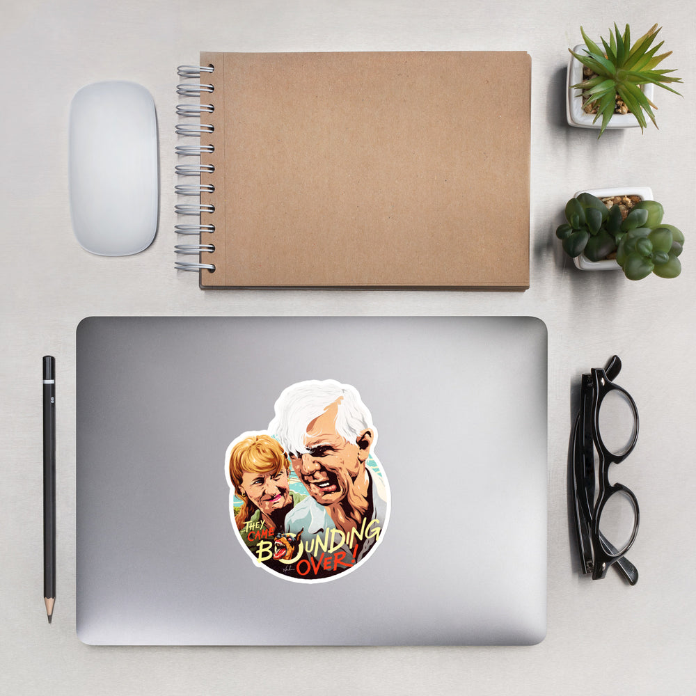 THEY CAME BOUNDING OVER! - Kiss-Cut Stickers