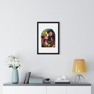 XENA X GABRIELLE - Premium Framed Vertical Poster