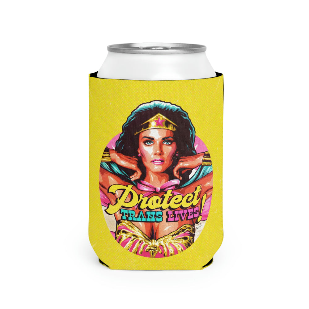 PROTECT TRANS LIVES - Can Cooler Sleeve