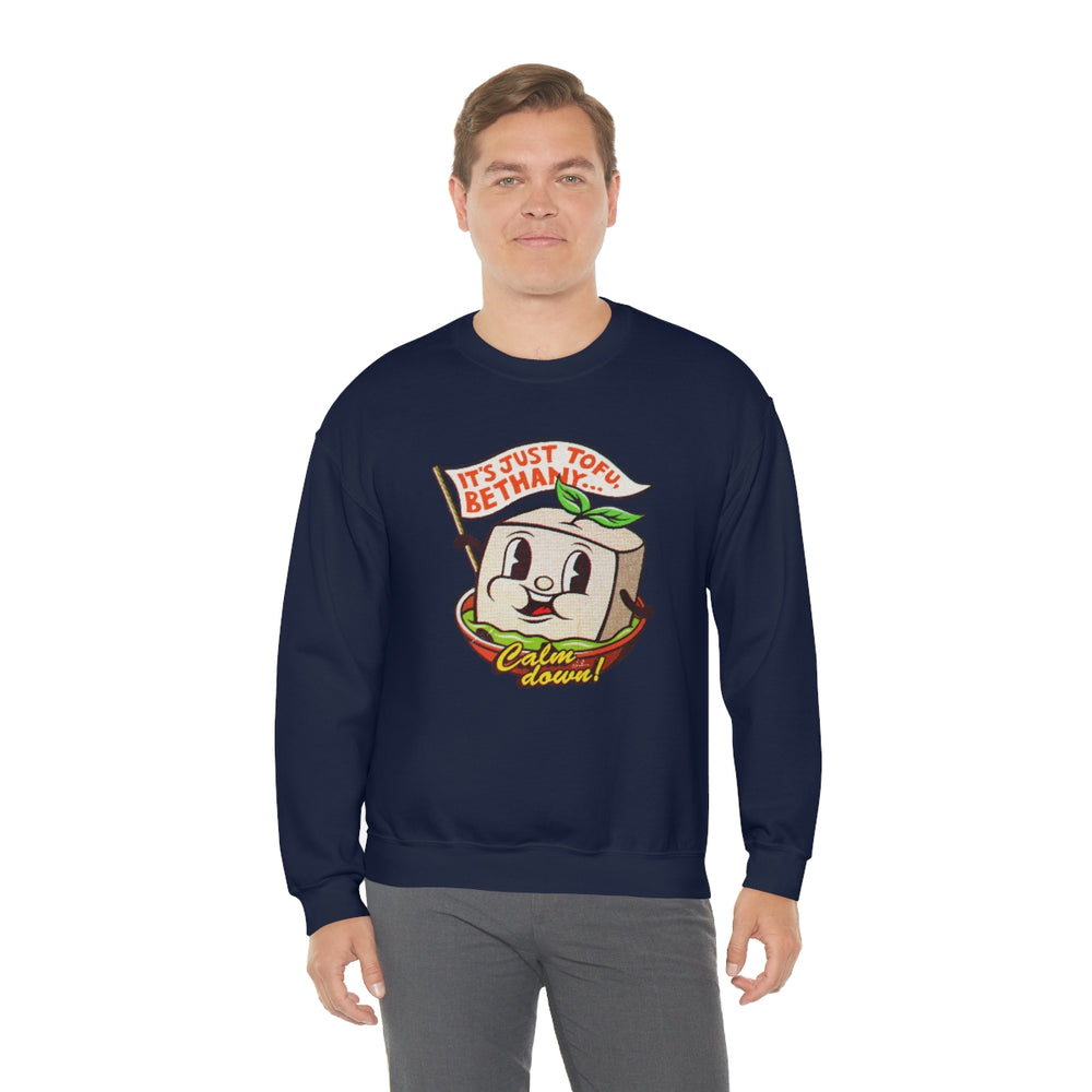 It's Just Tofu, Bethany - Unisex Heavy Blend™ Crewneck Sweatshirt