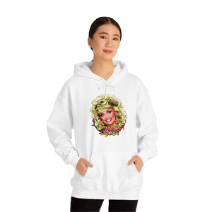 Have A Holly Dolly Christmas! - Unisex Heavy Blend™ Hooded Sweatshirt