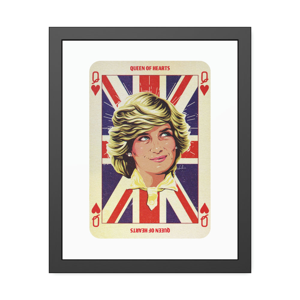 QUEEN OF HEARTS - Framed Paper Posters