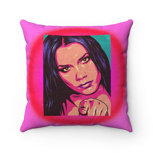 POSH SPICE - Spun Polyester Square Pillow Case 16x16" (Slip Only)