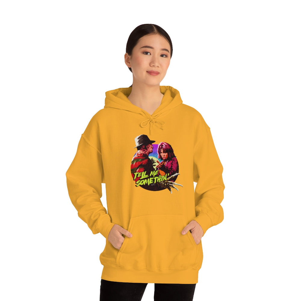 Tell Me Somethin' - Unisex Heavy Blend™ Hooded Sweatshirt