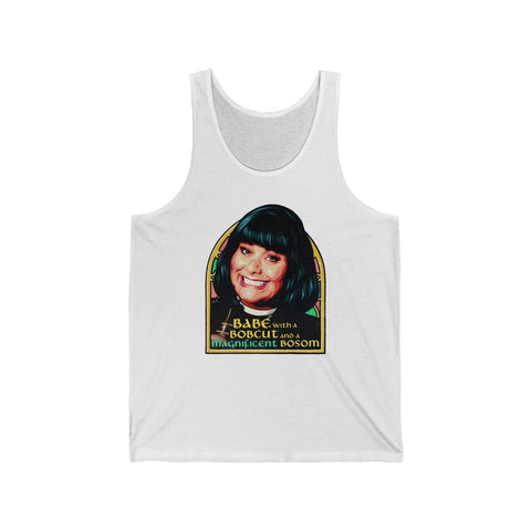 Babe With A Bobcut And A Magnificent Bosom - Unisex Jersey Tank - Unisex Jersey Tank