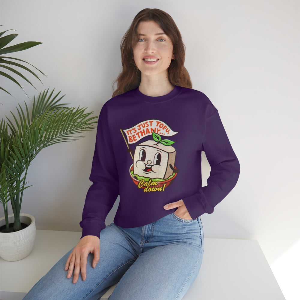 It's Just Tofu, Bethany - Unisex Heavy Blend™ Crewneck Sweatshirt