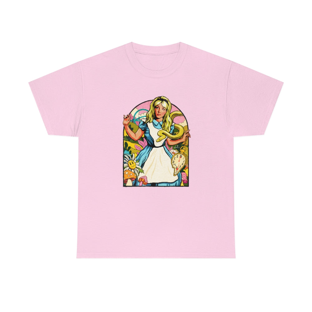 Down The Rabbit Hole [Australian-Printed] - Unisex Heavy Cotton Tee