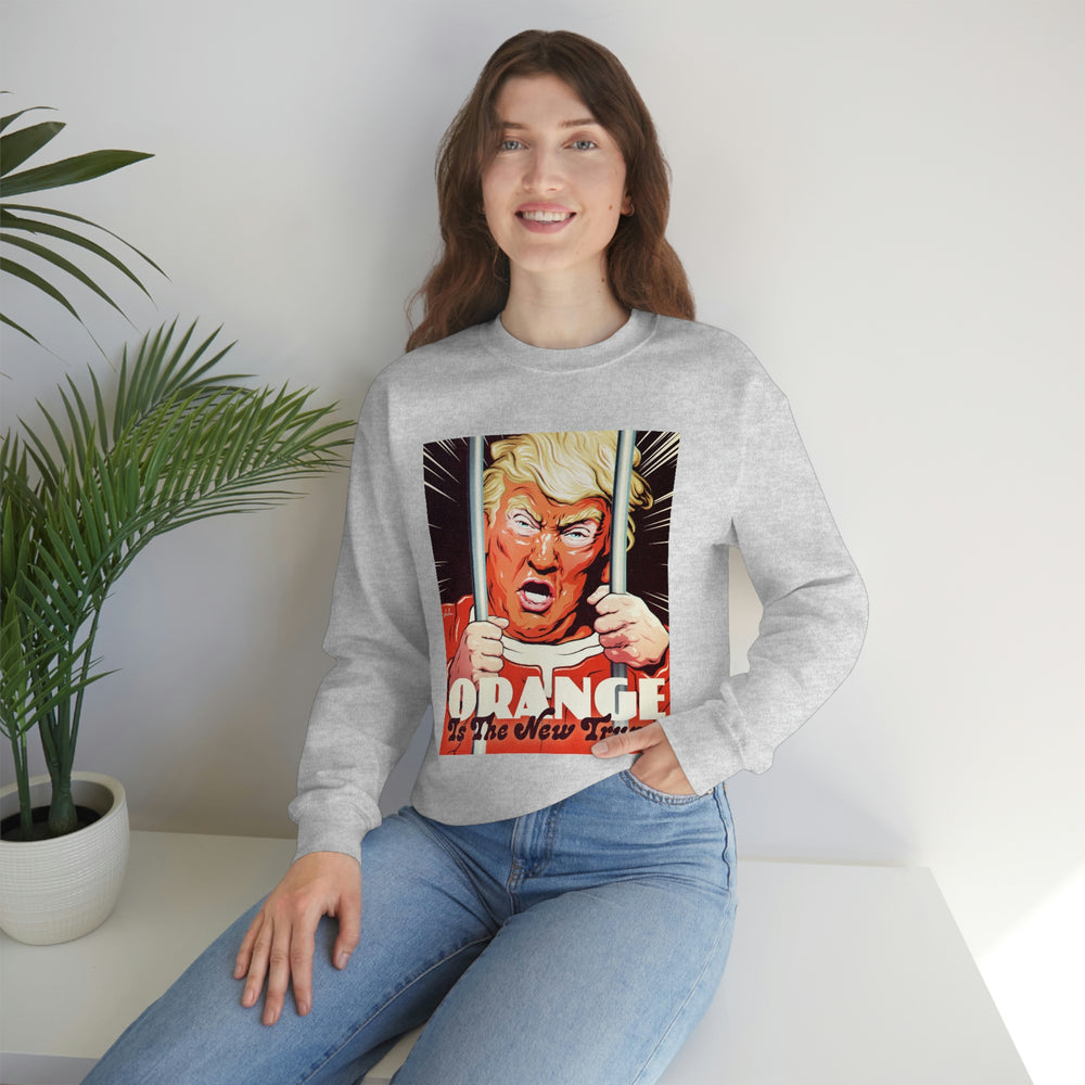Orange Is The New Trump - Unisex Heavy Blend™ Crewneck Sweatshirt