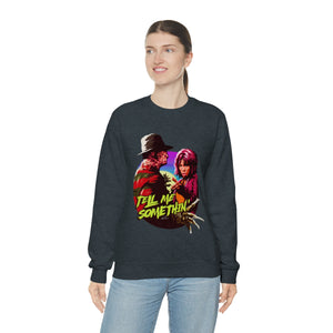 Tell Me Somethin' - Unisex Heavy Blend™ Crewneck Sweatshirt