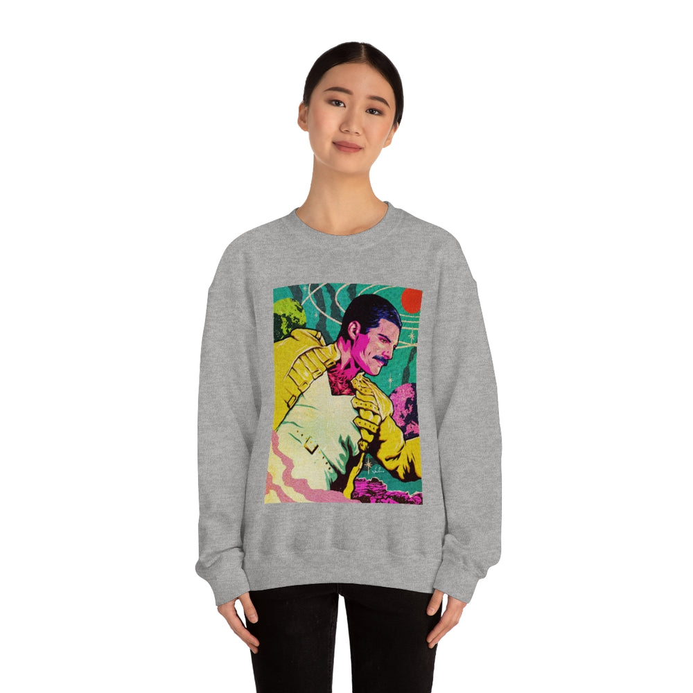 GALACTIC FREDDIE [Australian-Printed] - Unisex Heavy Blend™ Crewneck Sweatshirt