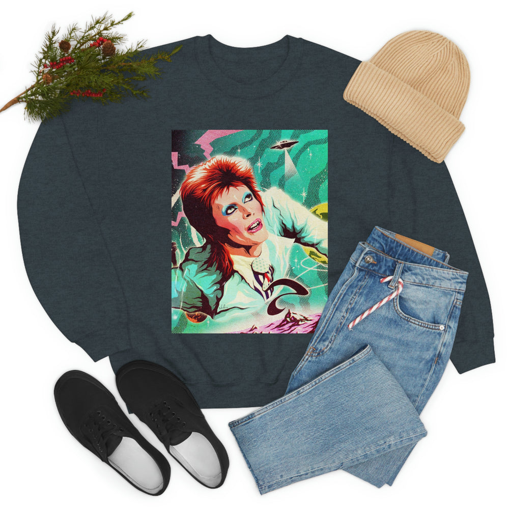 GALACTIC BOWIE - Unisex Heavy Blend™ Crewneck Sweatshirt