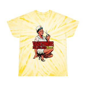 Vasectomies For All Men Now! - Tie-Dye Tee, Cyclone