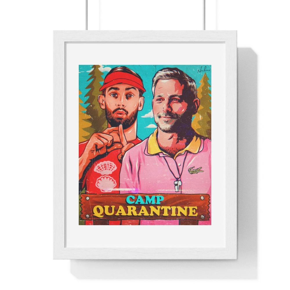Camp Quarantine - Premium Framed Vertical Poster