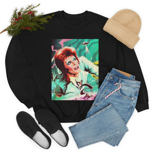 GALACTIC BOWIE - Unisex Heavy Blend™ Crewneck Sweatshirt