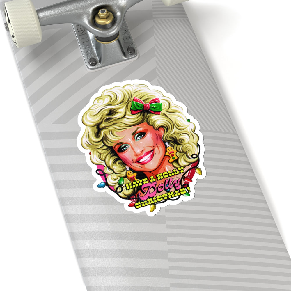 Have A Holly Dolly Christmas! - Kiss-Cut Stickers