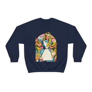 Down The Rabbit Hole [Australian-Printed] - Unisex Heavy Blend™ Crewneck Sweatshirt