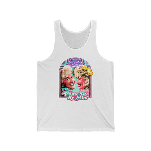 Come Sit By Me! - Unisex Jersey Tank