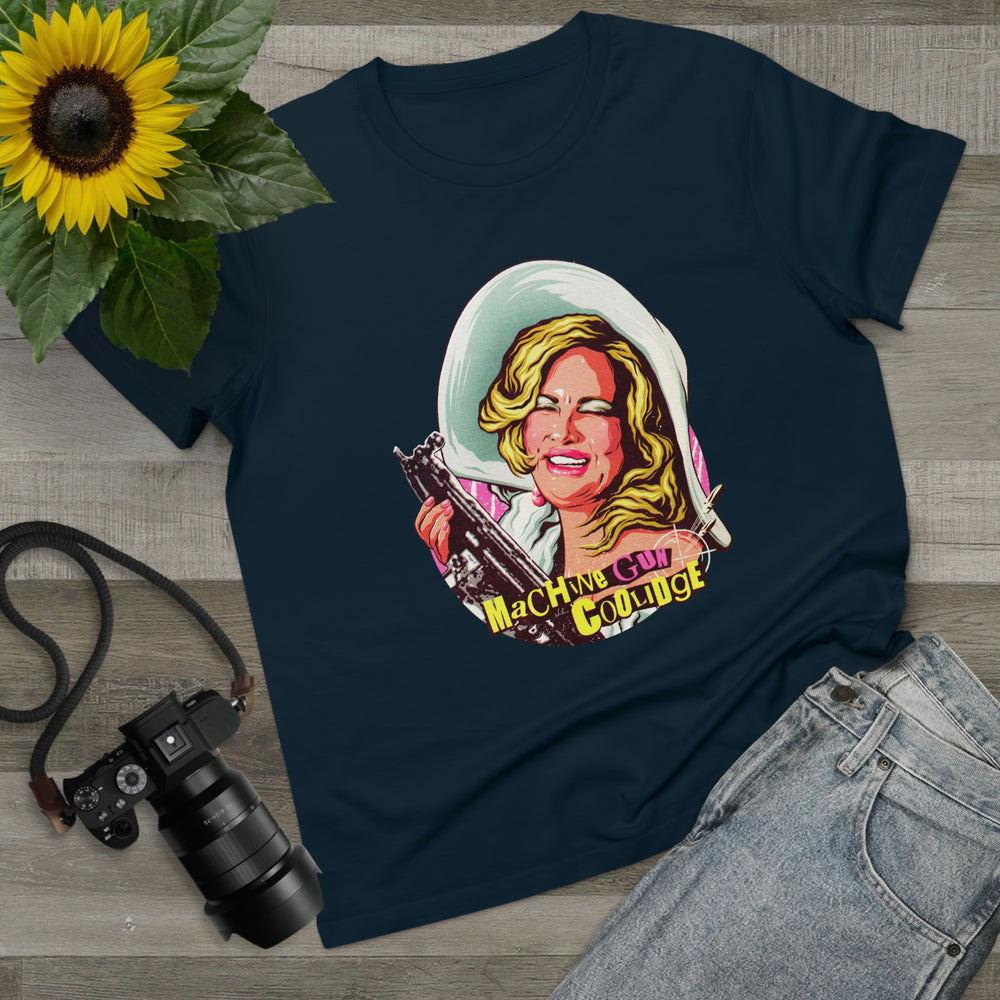 Machine Gun Coolidge [Australian-Printed] - Women’s Maple Tee