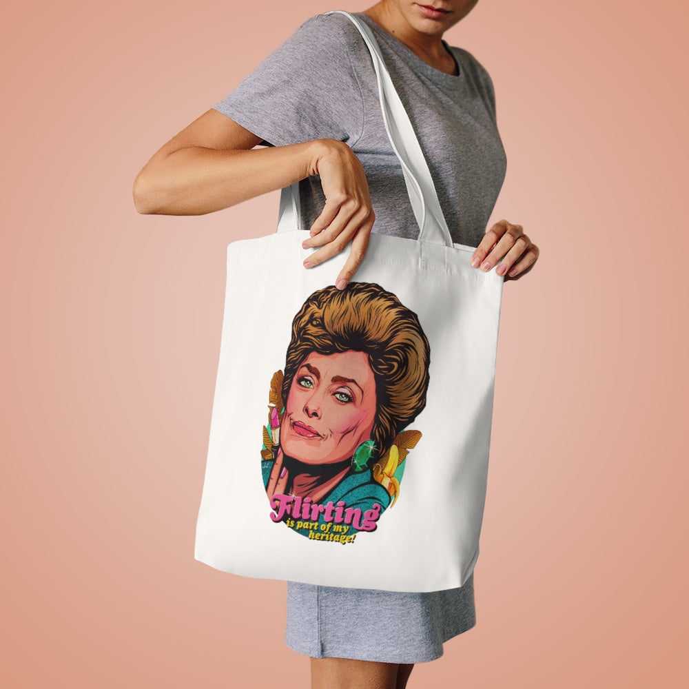 Flirting Is Part Of My Heritage! [Australian-Printed] - Cotton Tote Bag