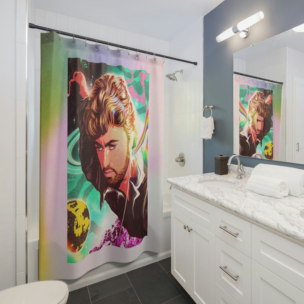 GALACTIC GEORGE - Shower Curtains