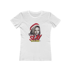 Slay Bells Ring [Australian-Printed] - Women's The Boyfriend Tee