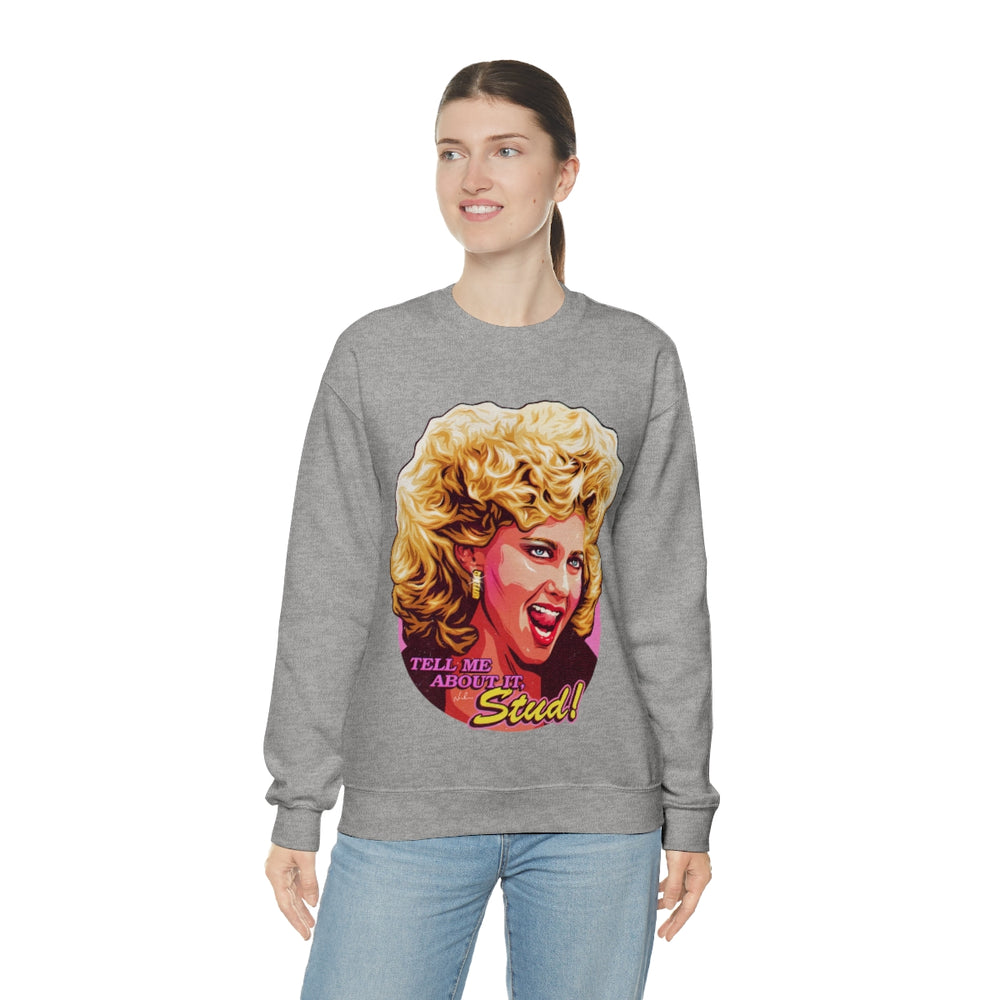 Tell Me About It, Stud [Australian-Printed] - Unisex Heavy Blend™ Crewneck Sweatshirt