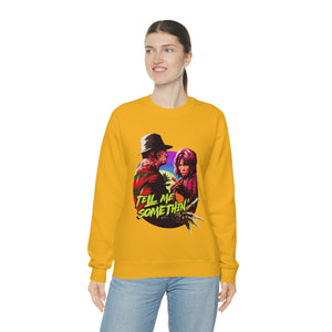 Tell Me Somethin' - Unisex Heavy Blend™ Crewneck Sweatshirt