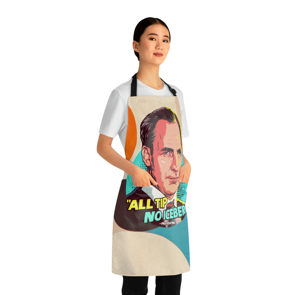 All Tip And No Iceberg - Apron (AOP)