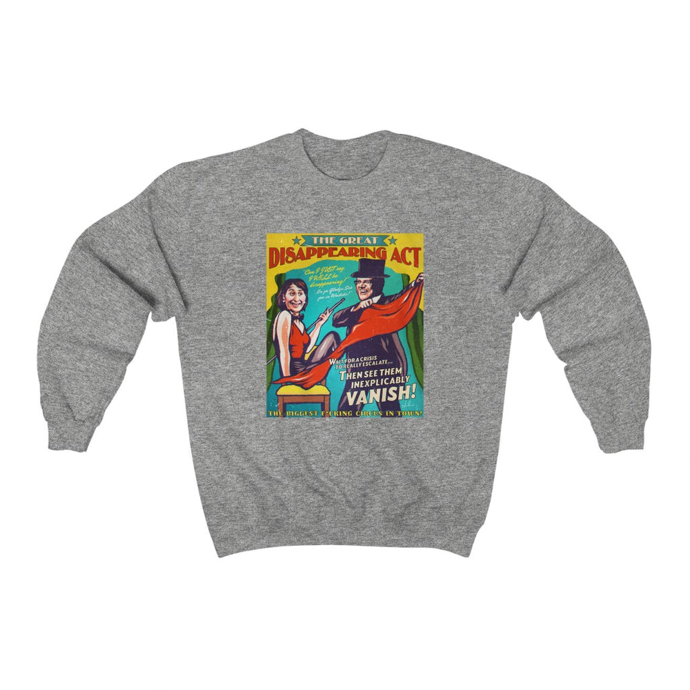 The Great Disappearing Act - Unisex Heavy Blend™ Crewneck Sweatshirt