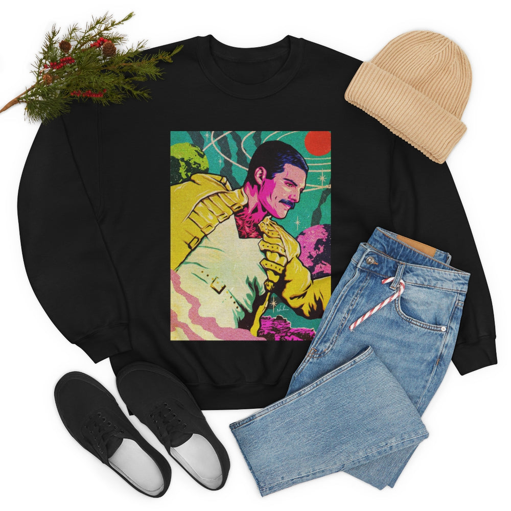 GALACTIC FREDDIE [Australian-Printed] - Unisex Heavy Blend™ Crewneck Sweatshirt