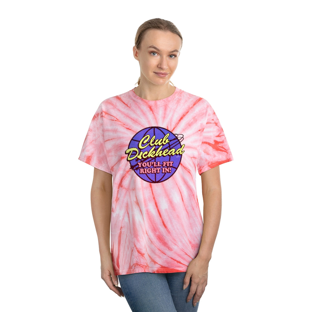 CLUB DICKHEAD - Tie-Dye Tee, Cyclone