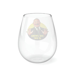 The Swing Is On! - Stemless Glass, 11.75oz