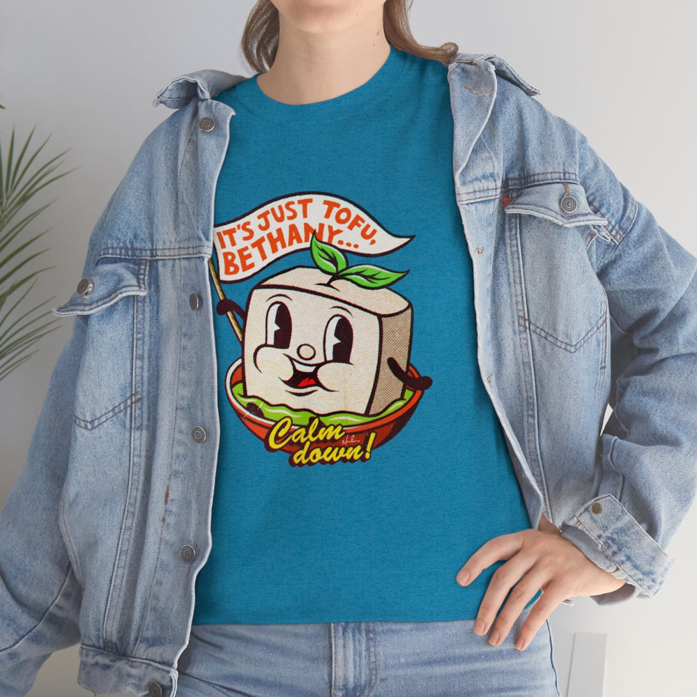 It's Just Tofu, Bethany [Australian-Printed] - Unisex Heavy Cotton Tee