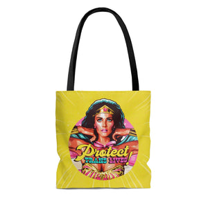 PROTECT TRANS LIVES - AOP Tote Bag