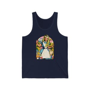 Down The Rabbit Hole - Unisex Jersey Tank - Unisex Jersey Tank