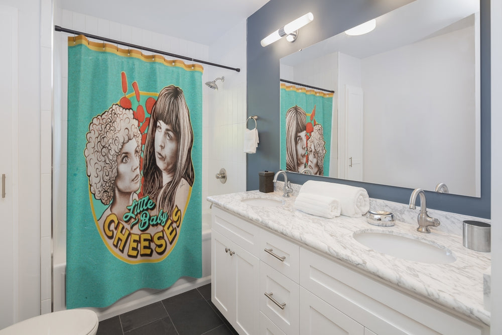 Little Baby Cheeses - Shower Curtains