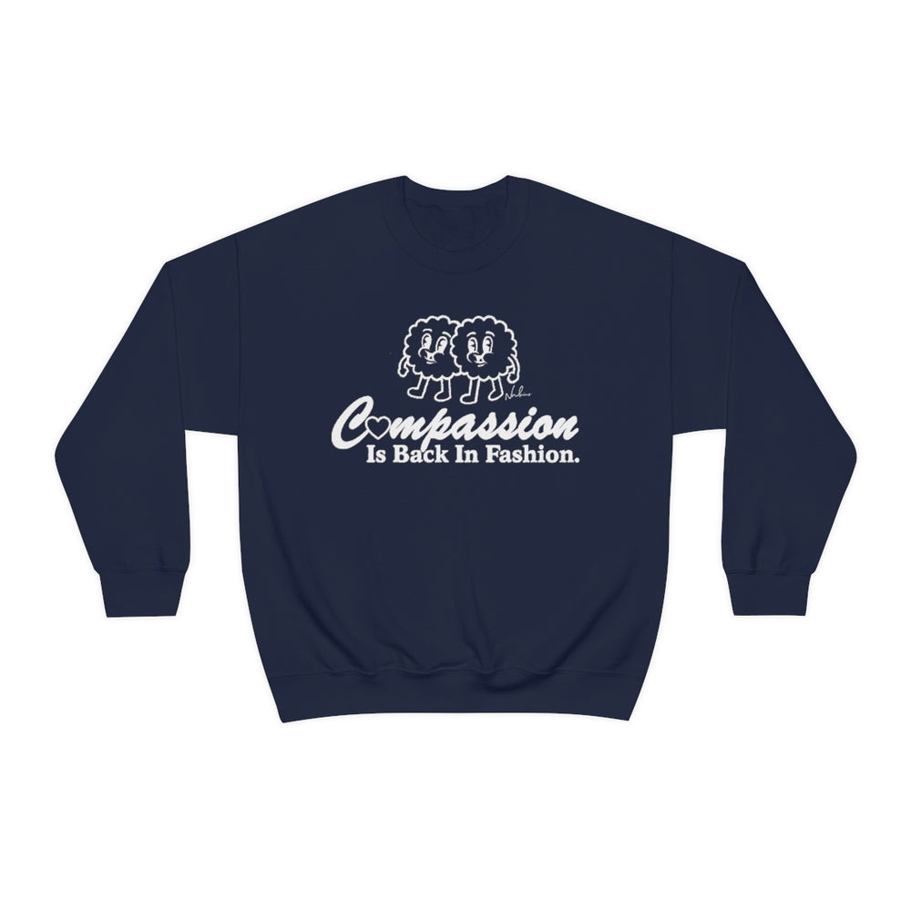 Compassion Is Back In Fashion [Australian-Printed] - Unisex Heavy Blend™ Crewneck Sweatshirt