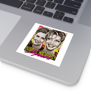 Business Women's Special - Square Vinyl Stickers
