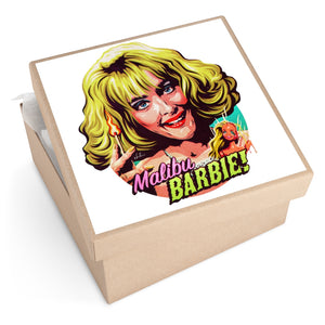 MALIBU BARBIE - Square Vinyl Stickers