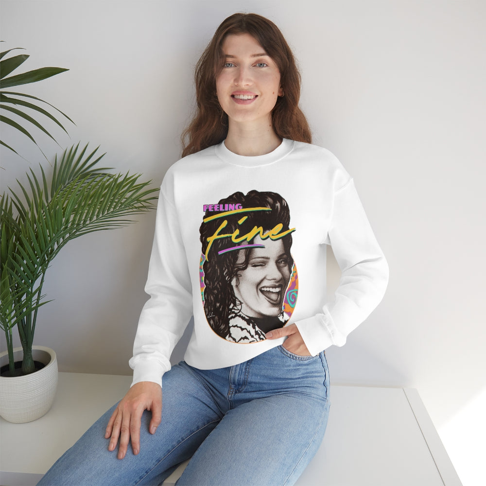 Feeling Fine [Australian-Printed] - Unisex Heavy Blend™ Crewneck Sweatshirt