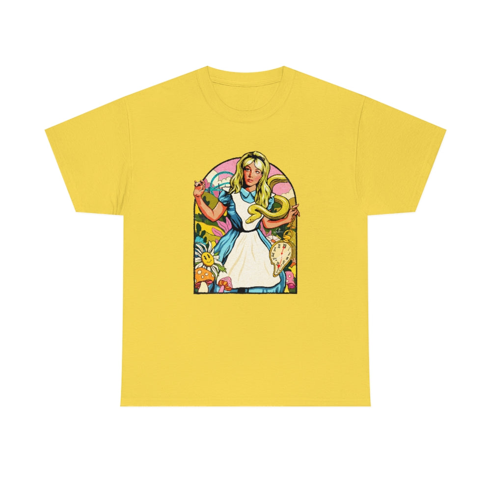 Down The Rabbit Hole [Australian-Printed] - Unisex Heavy Cotton Tee