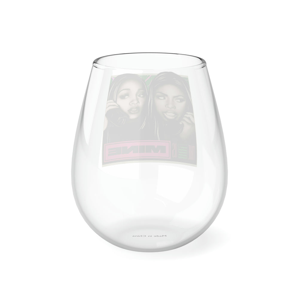 The Boy Is Mine - Stemless Glass, 11.75oz