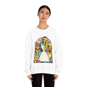 Down The Rabbit Hole [Australian-Printed] - Unisex Heavy Blend™ Crewneck Sweatshirt