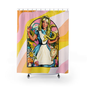 Down The Rabbit Hole - Shower Curtains